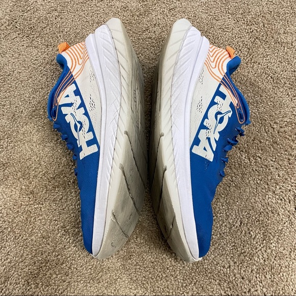 Hoka One One Carbon X Men’s Sneakers Size 10 Color: IMPERIAL BLUE / WHITE - Picture 5 of 15